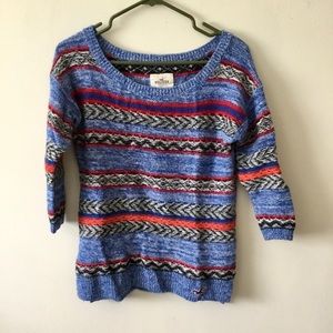 Hollister Patterned Sweater Size S